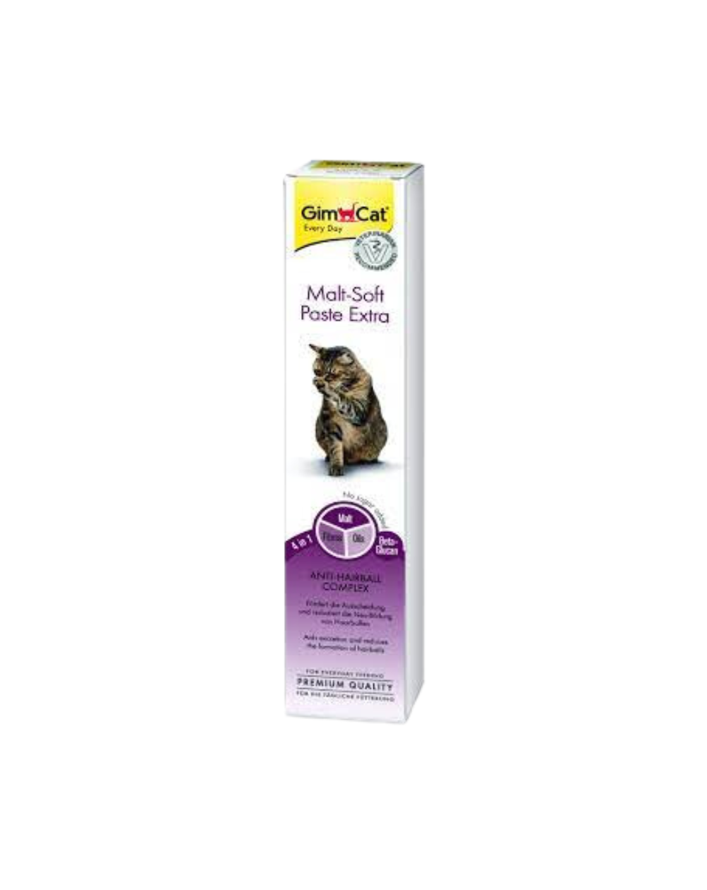 предпросмотр Паста GIMCAT Malt Soft Extra Professional с эффектом выведения шерсти для кошек, 50 г 2