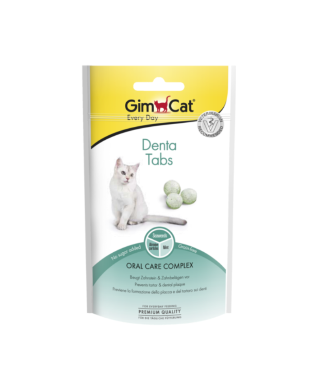 предпросмотр Витаминное лакомство GIMCAT DENTA TABS для кошек, 40 г 2