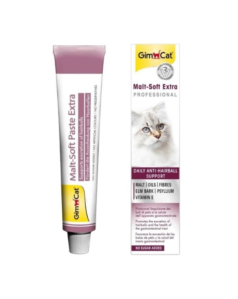 Паста GIMCAT Malt Soft Extra Professional с эффектом выведения шерсти Паста GIMCAT Malt Soft Extra Professional с эффектом выведения шерсти