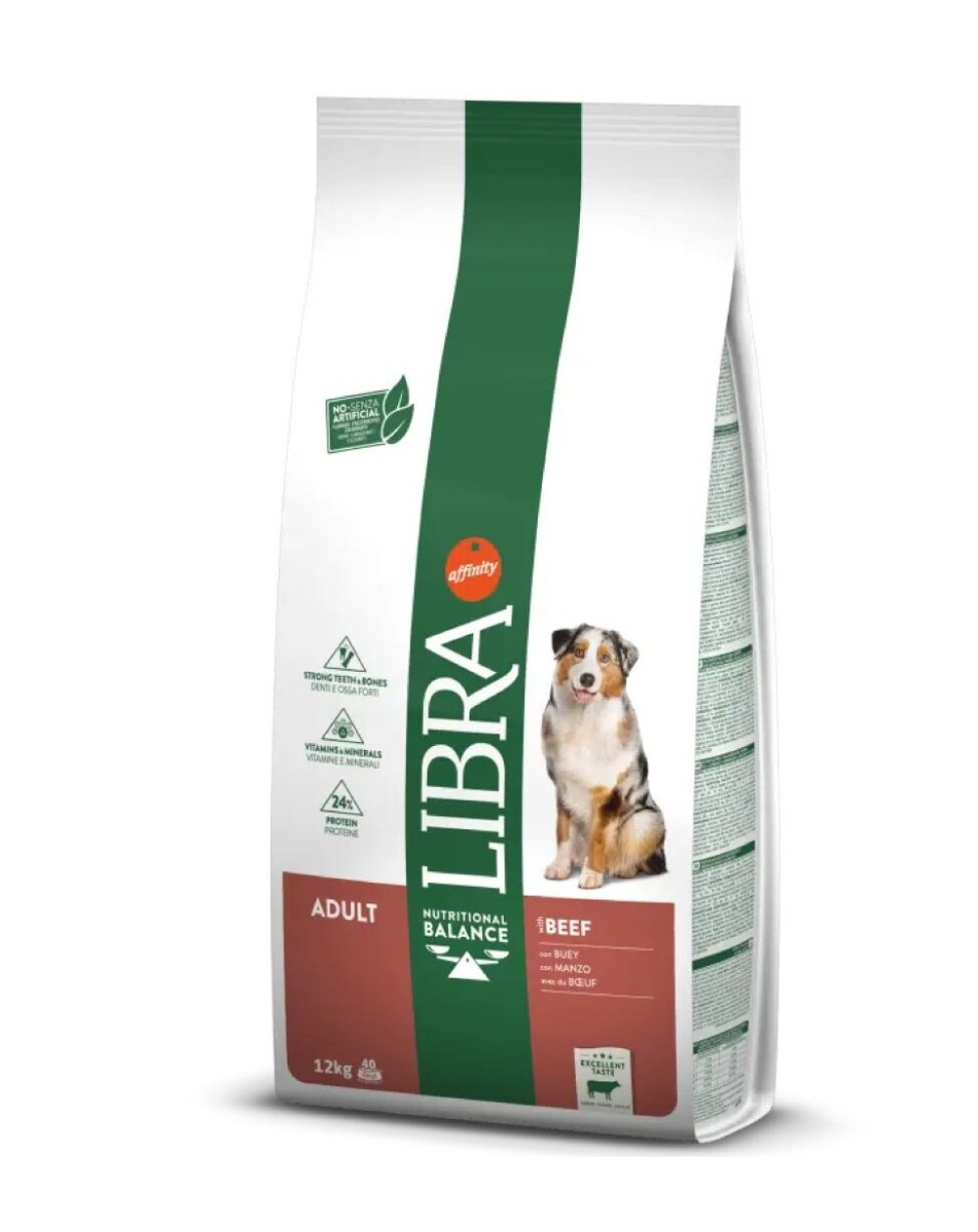 предпросмотр Сухой корм LIBRA DOG для взрослых собак всех пород, говядина, 12 кг 2