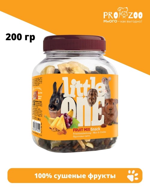 Лакомство Little One для грызунов, фруктовая смесь