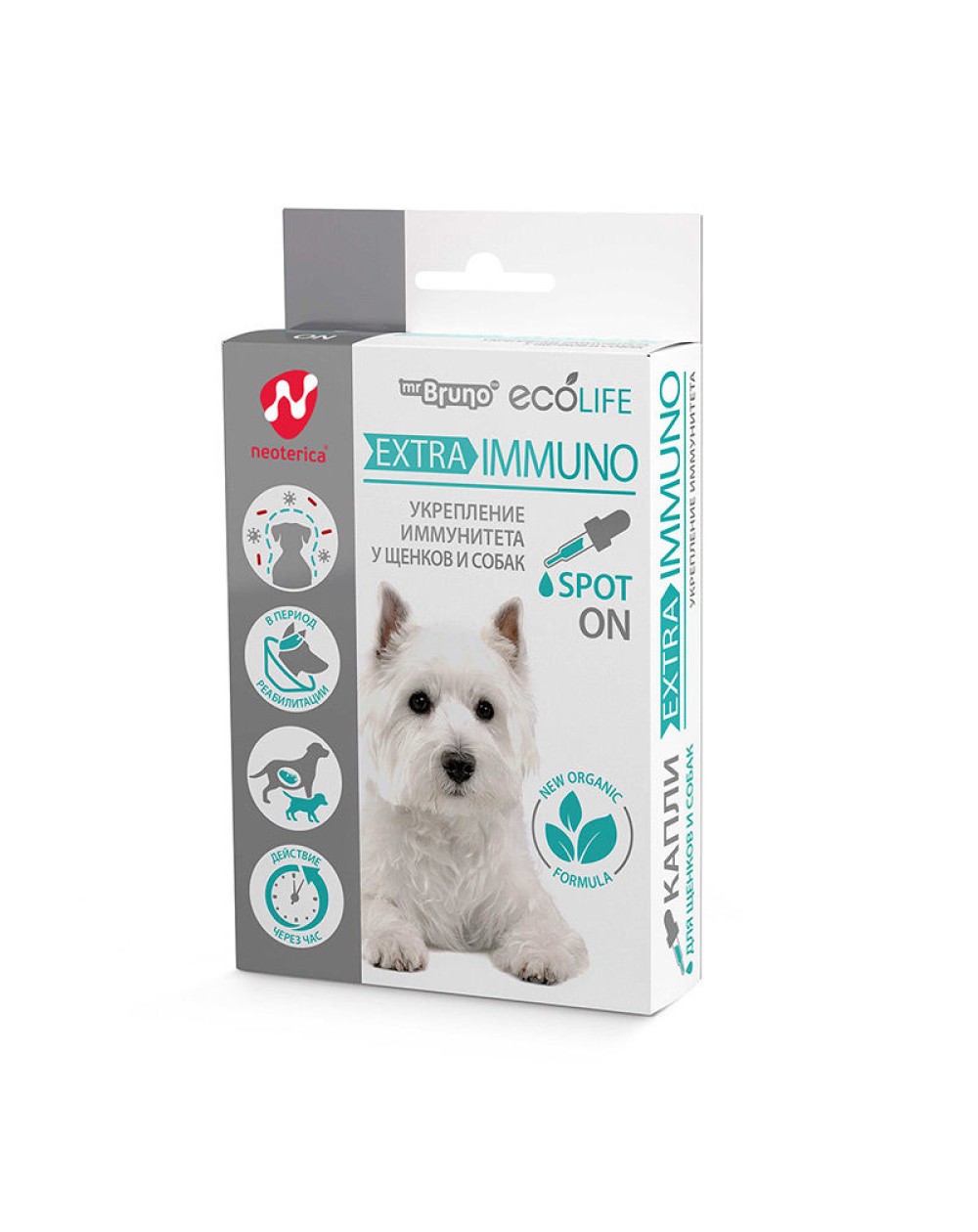 предпросмотр Капли Mr. Bruno Extra Immuno для собак, 10 мл 2