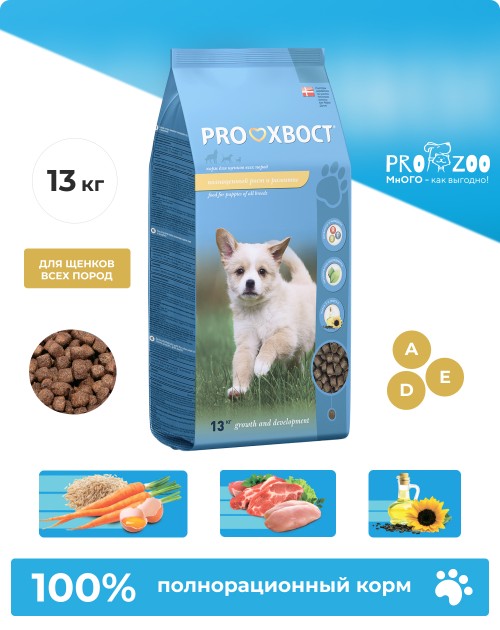 ProХвост для щенков, свинина и курица ProХвост для щенков, свинина и курица