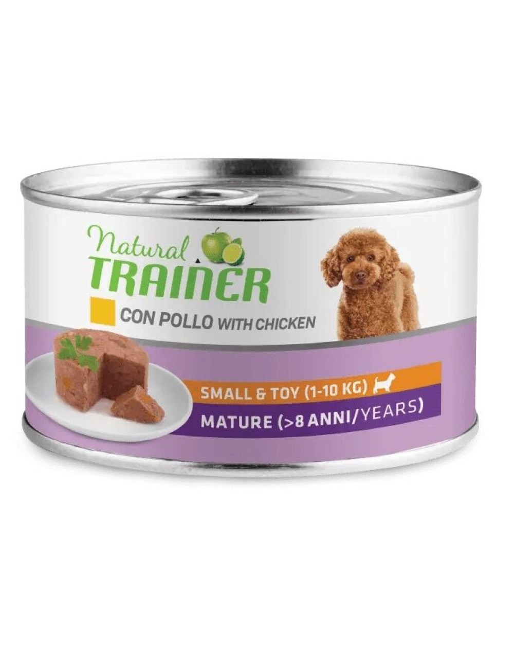 предпросмотр Корм Natural Trainer консерва для пожилых собак мелких пород, курица и рис 2