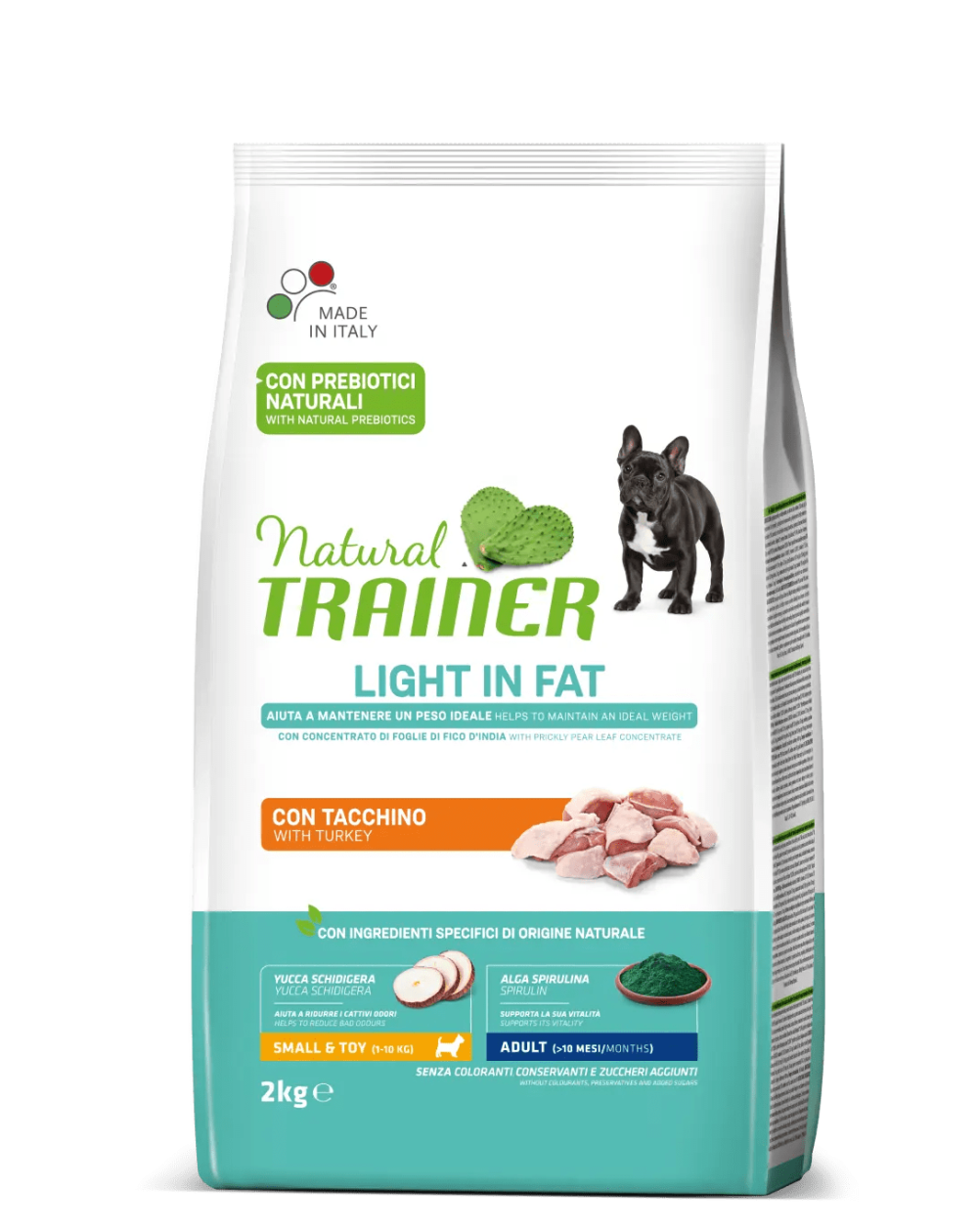 предпросмотр Сухой корм Natural Trainer Light для собак мелких пород со склонностью к ожирению, индейка, 7 кг 2