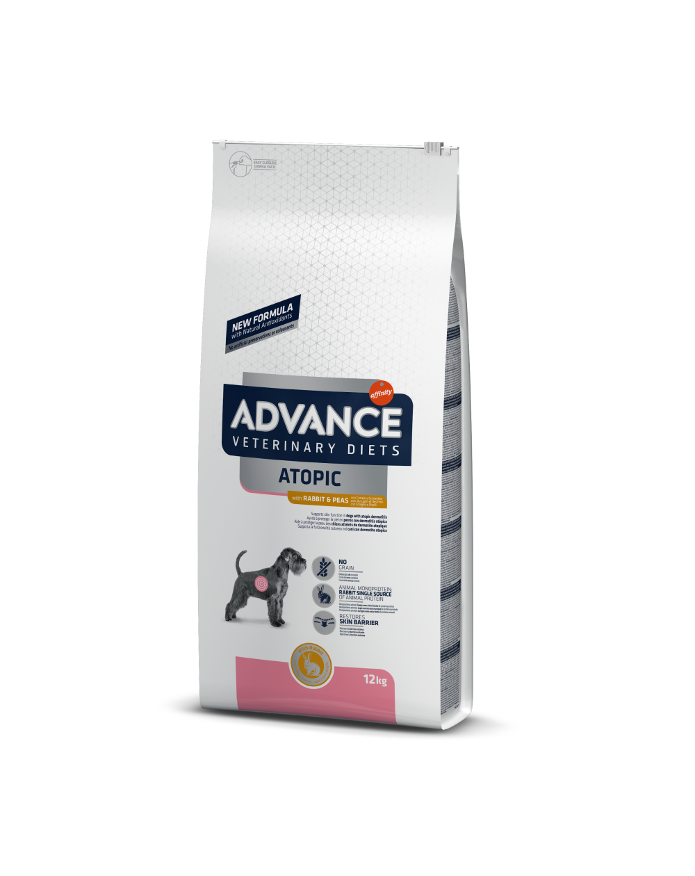 предпросмотр Сухой корм Advance VetDiet Atopic беззерновой для собак при дерматозах и аллергии, кролик, 3 кг  2