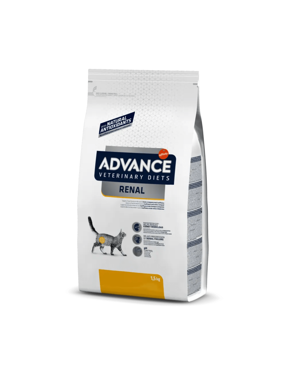 предпросмотр Сухой корм Advance VetDiet Renal для кошек при патологии почек, 1,5 кг  2