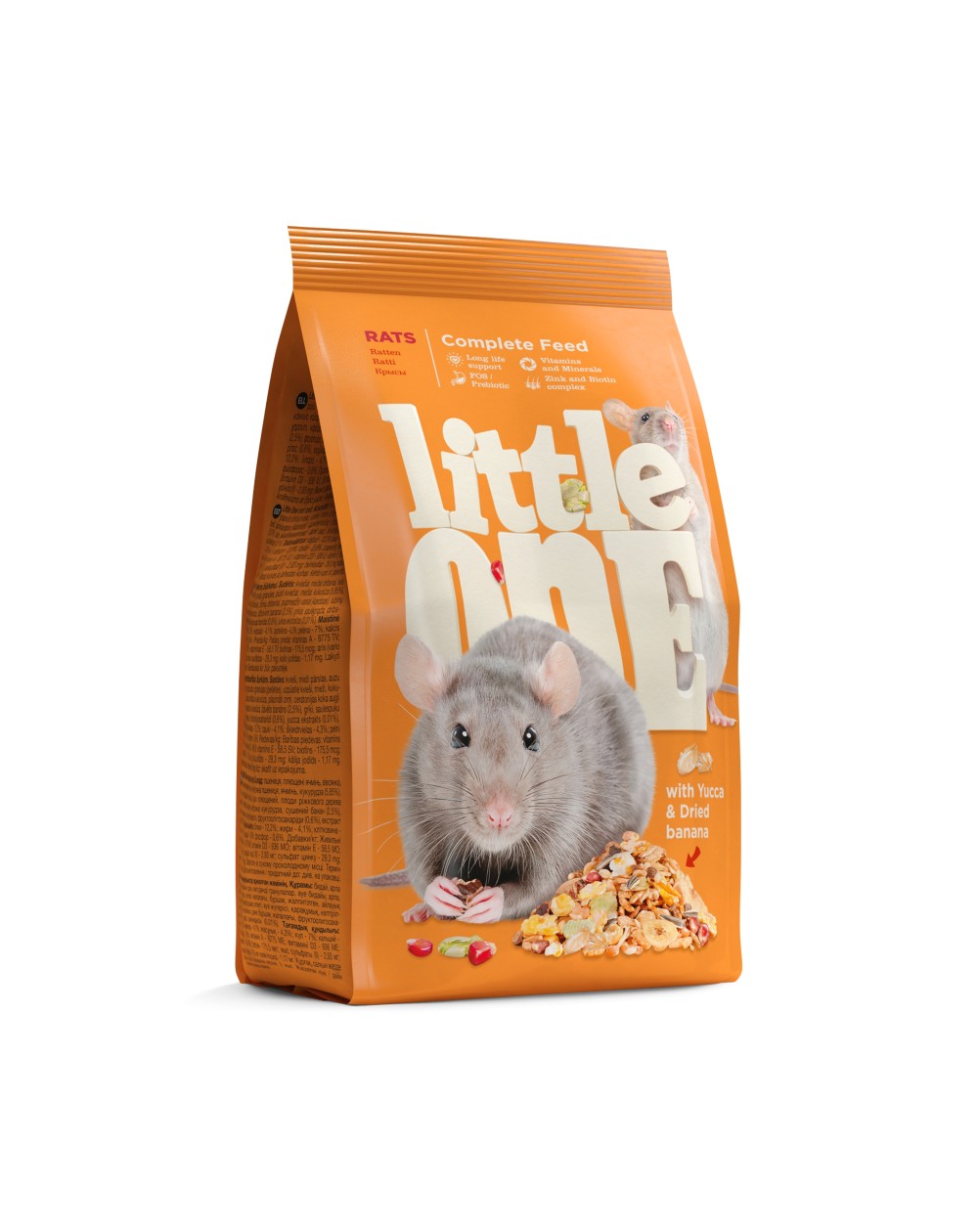 предпросмотр Корм Little One для крыс, 0,9 кг 2