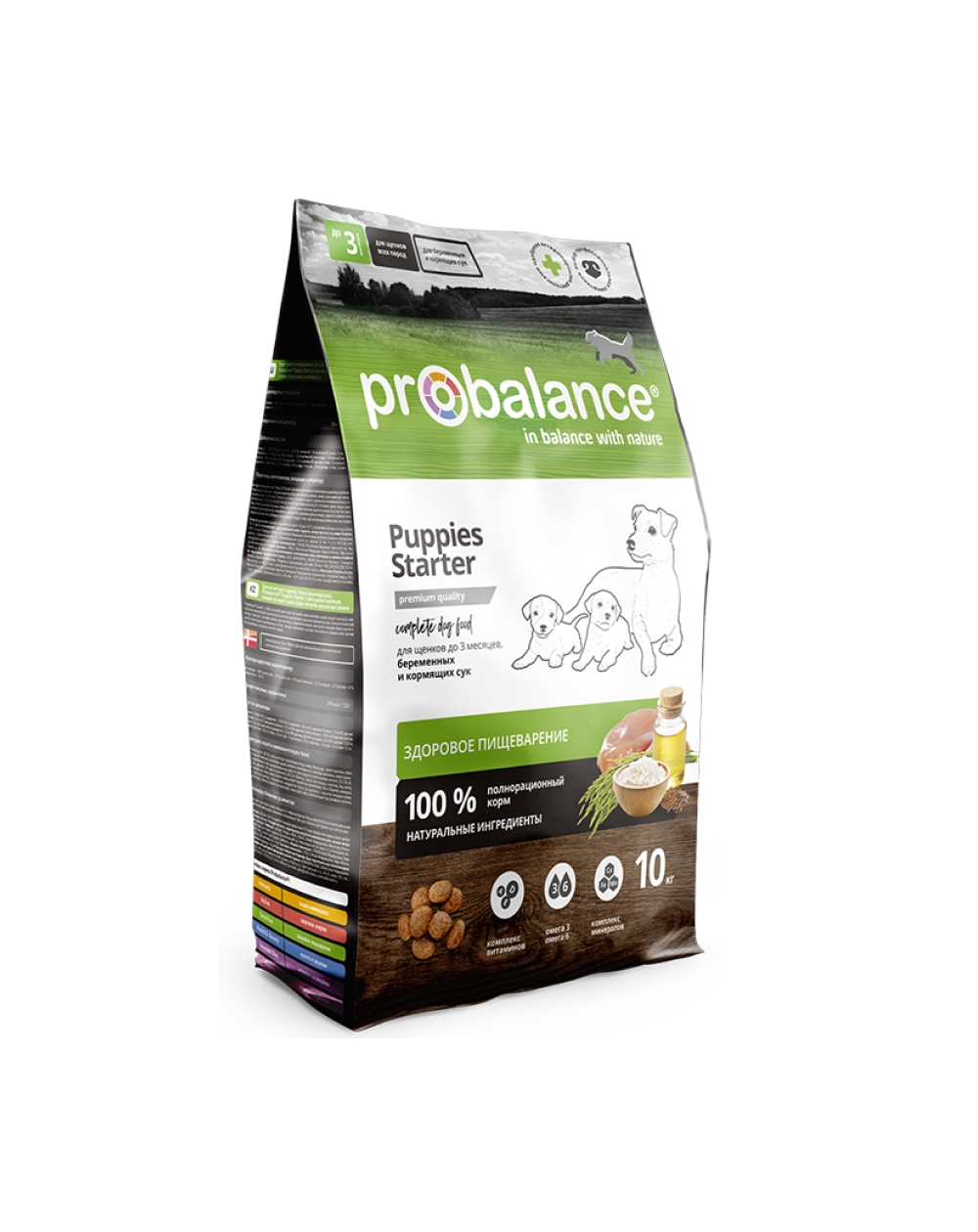 предпросмотр Сухой корм ProBalance Starter для щенков и собак в период беременности и лактации, курица, 10 кг 2