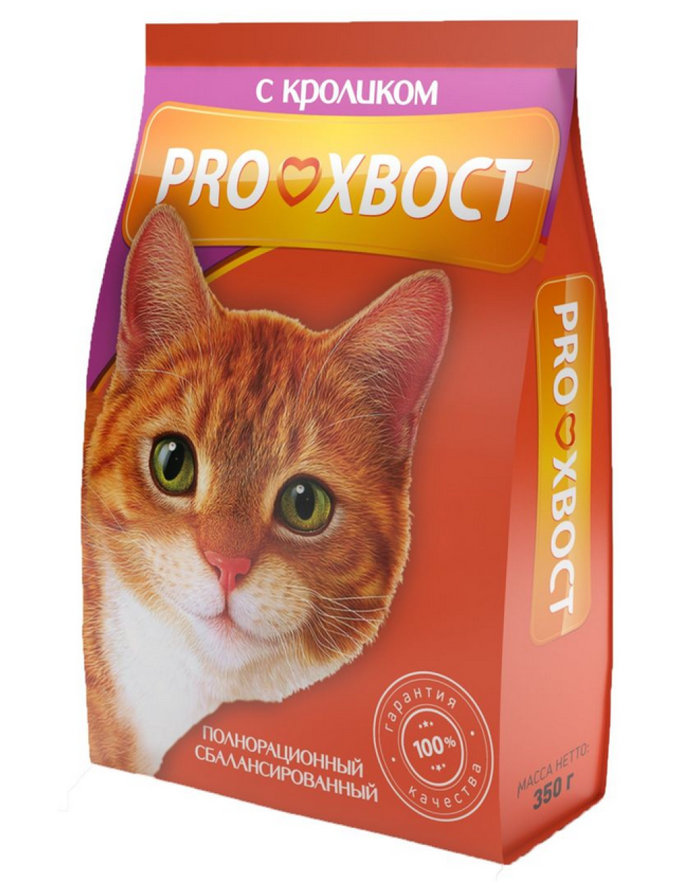 предпросмотр Сухой корм ProХвост для кошек, кролик, 0,35 кг 2