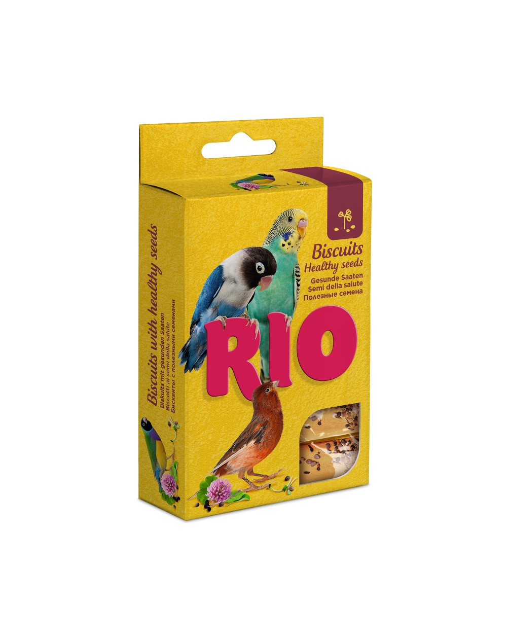 предпросмотр Бисквит RIO для птиц, полезные семена, 0,035 кг 2