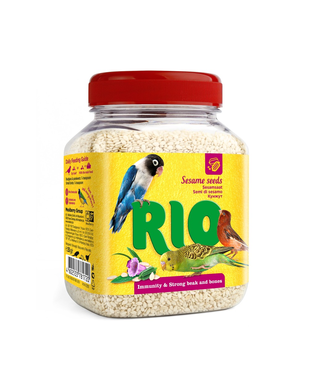 предпросмотр Кунжут RIO для птиц, 0,25 кг 2