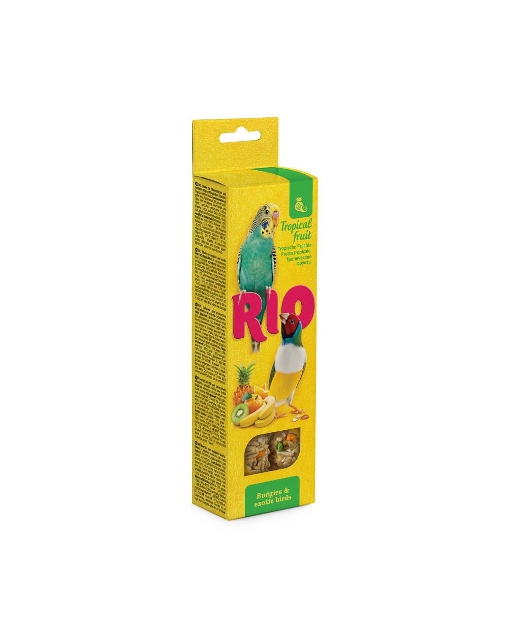 предпросмотр Палочки RIO для волнистых попугаев и экзотических птиц, тропические фрукты, 0,08 кг 2