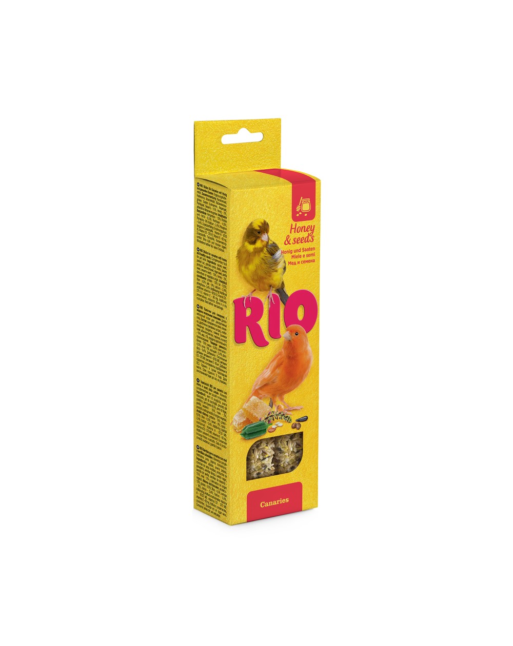 предпросмотр Палочки RIO для канареек, мед и полезные семена, 0,08 кг 2