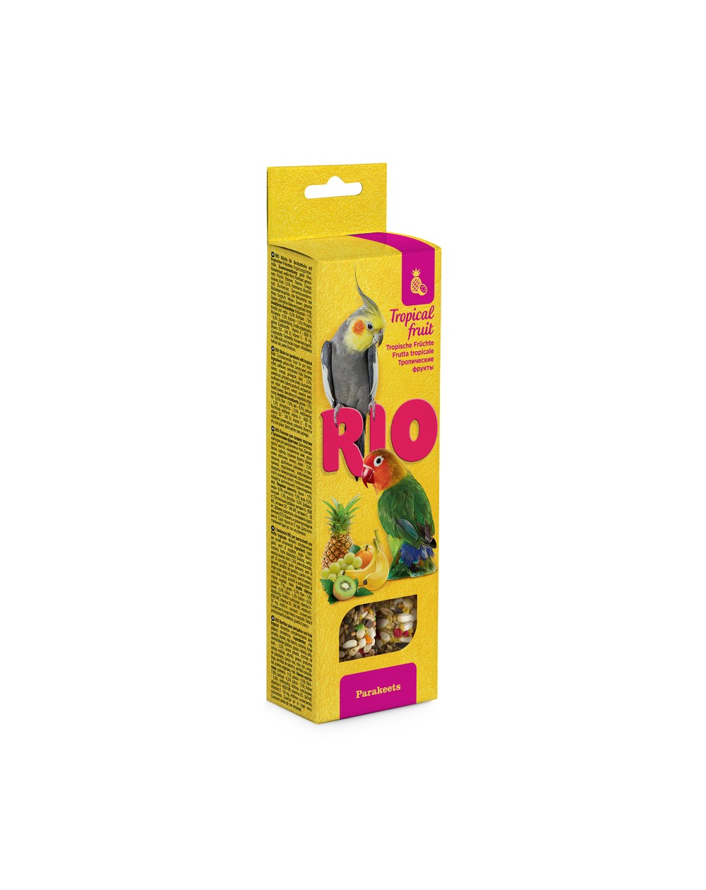 предпросмотр Палочки RIO для средних попугаев, тропические фрукты, 0,15 кг 2