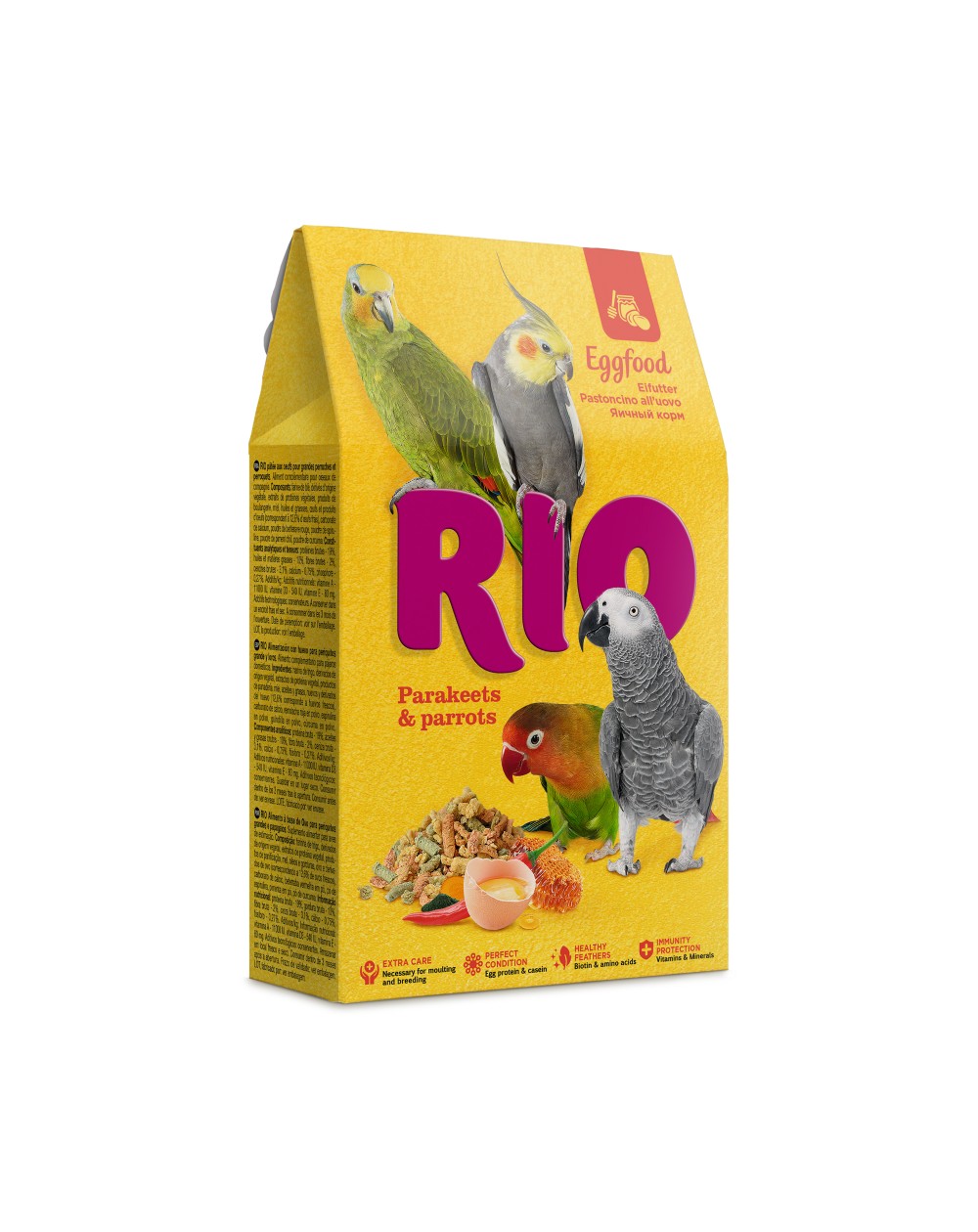 предпросмотр Корм RIO для средних и крупных попугаев, яичный, 0,25 кг 2