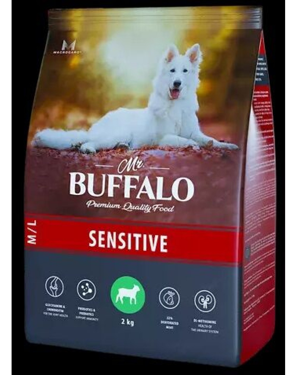 предпросмотр Сухой корм Mr.Buffalo SENSITIVE для собак средних и крупных пород, ягненок, 10 кг 2