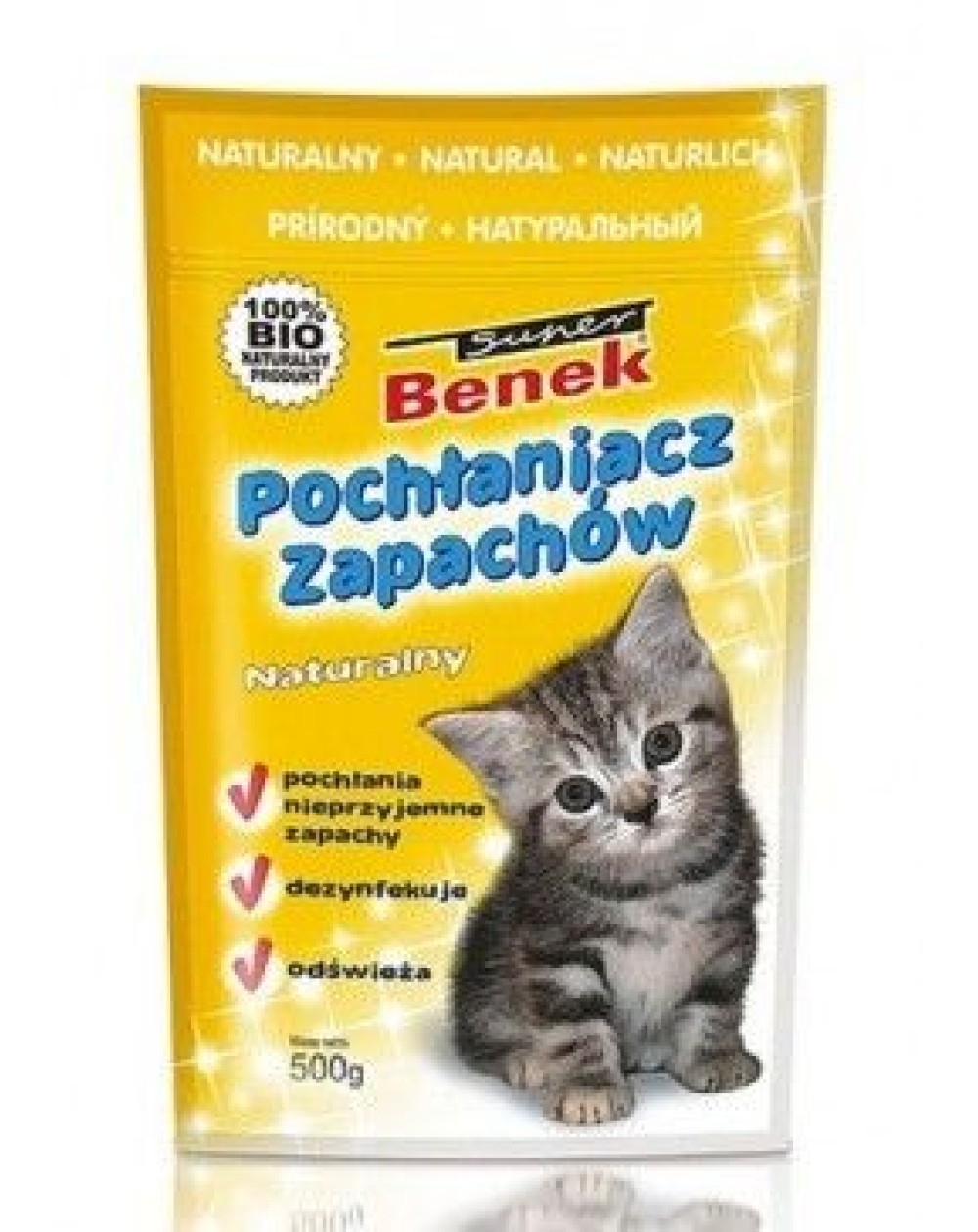 предпросмотр Поглотитель запаха Super Benek для кошек, натуральный, 0,45 кг 2