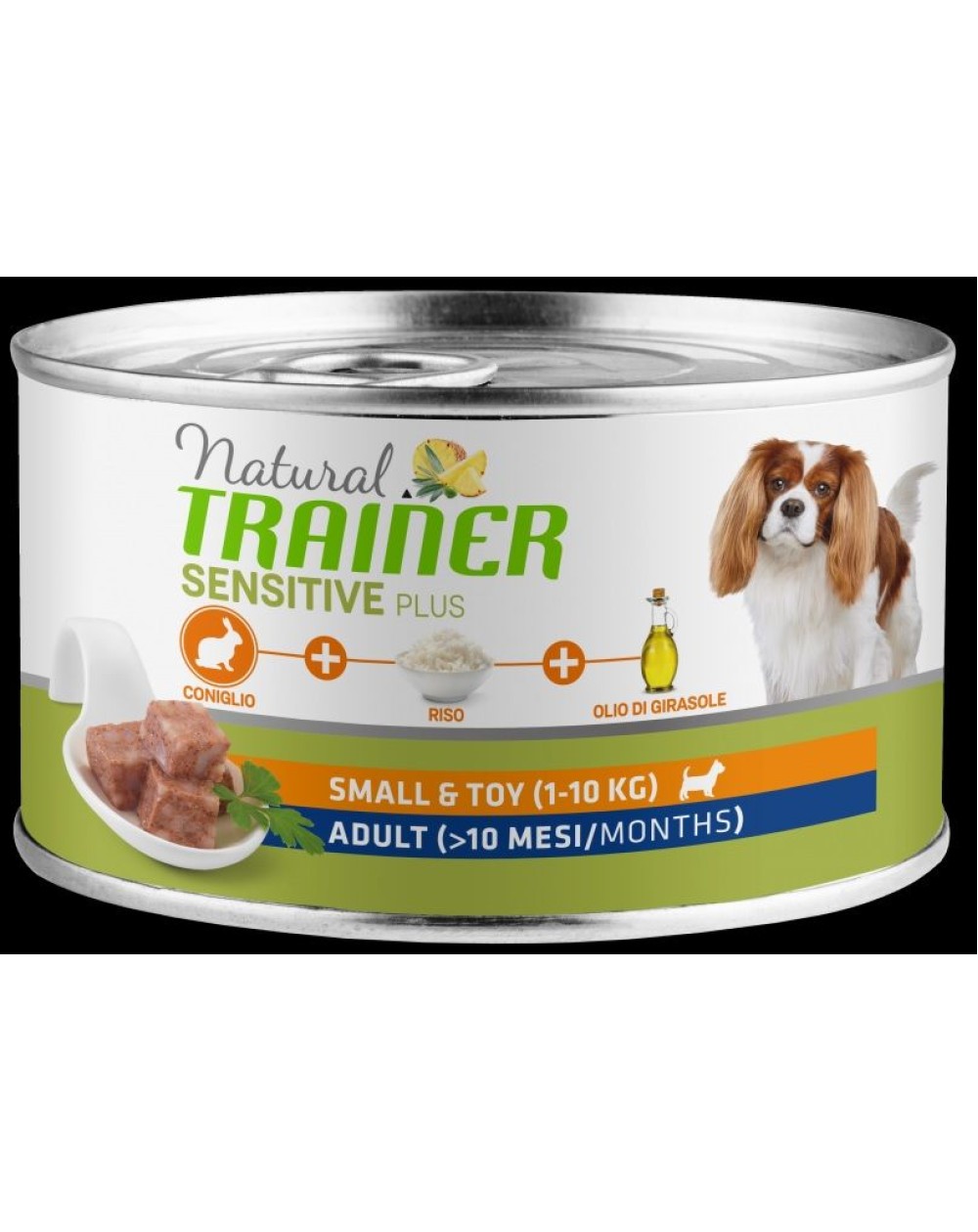предпросмотр Корм Natural Trainer консерва для собак мелких пород, мясо кролика, 0,15 кг 2