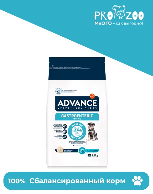 Advance VetDiet Gastroenteric Cannie Mini для собак малых пород с нарушениями ЖКТ
