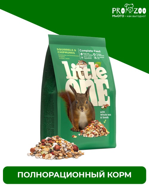 Little One Корм для белок и бурундуков, 400г Little One Корм для белок и бурундуков, 400г